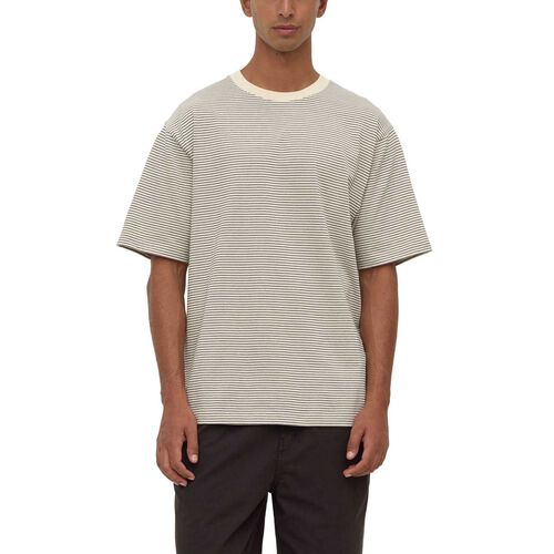 Assembly Label Malone Stripe Short Sleeve Tee Black/Cream